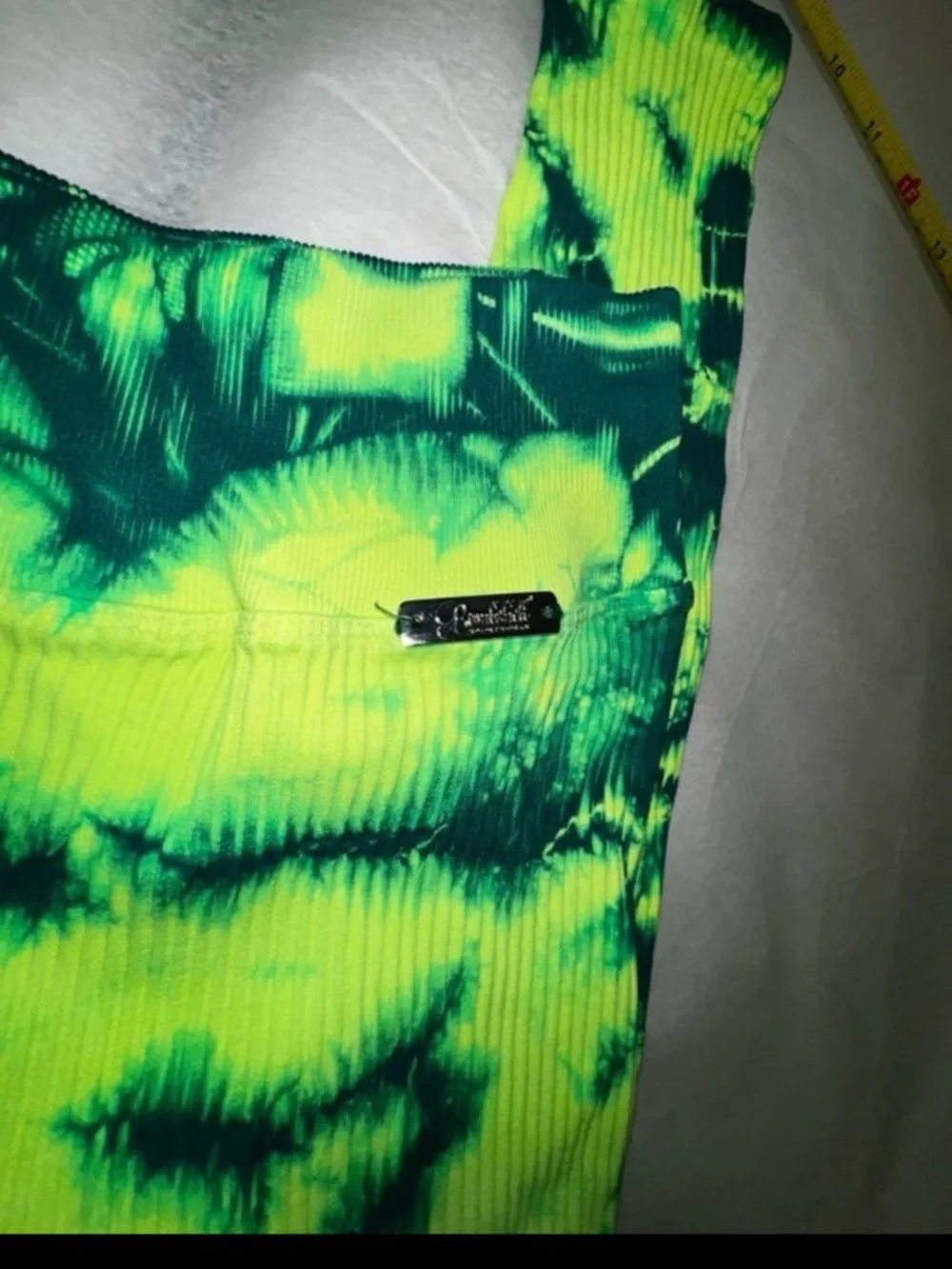 Bombshell sportswear Leggings size XS/S seamless ribbed tie dye - Picture 5 of 9